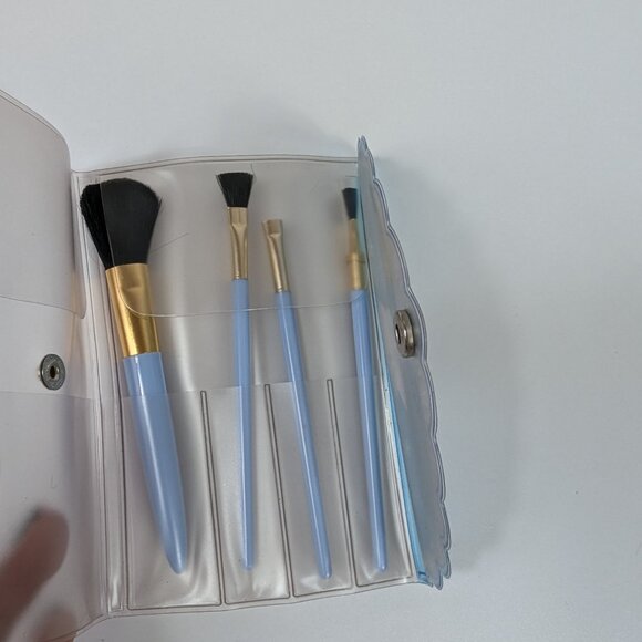 Sanrio Hello Kitty Blue Angel Makeup Brush Set NEW Vintage 2000 - Picture 4 of 5